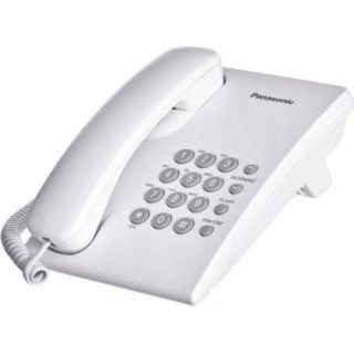 Telefon stacjonarny Panasonic KX-TS500PDW Biały